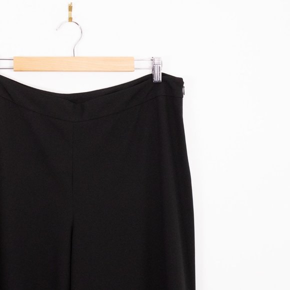 *Spanner Black Lightweight Wide Leg Pant - Picture 4 of 5